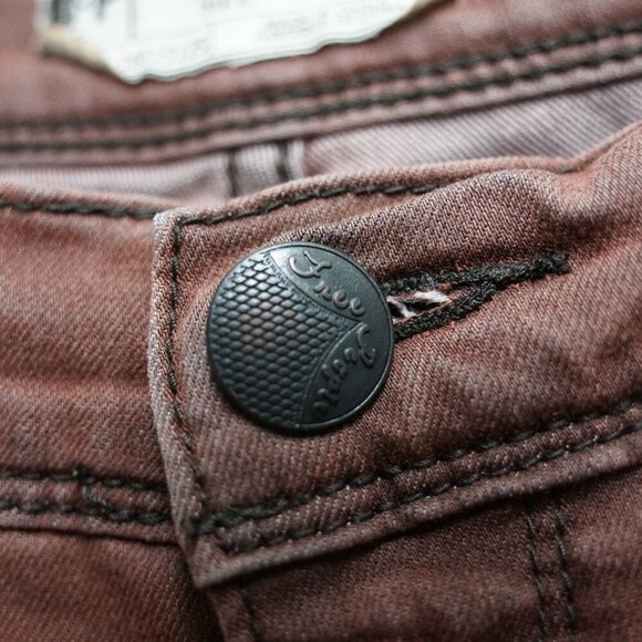 Free People 16515125 Pants, Womens Size W 28, Burgundy - Picture 2 of 9